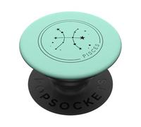Simbolo dell'oroscopo della costellazione del segno zodiacale dei Pesci PopSockets PopGrip Adesivo