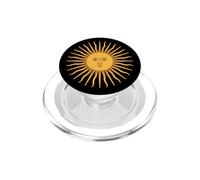 Simbolo di astrologia solare del volto del sole celeste dell'annata PopSockets PopGrip per MagSafe