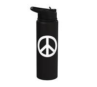 Simbolo di pace e segno di pace Segno di pace Pace Stainless Steel Insulated Water Bottle