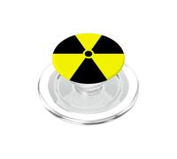Simbolo di pericolo di radiazioni scienza nucleare avviso grafico PopSockets PopGrip per MagSafe