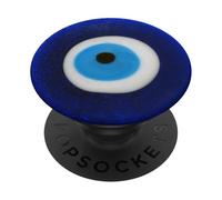 Simbolo di perline blu amuleto protezione contro il malocchio Nazar PopSockets PopGrip Adesivo