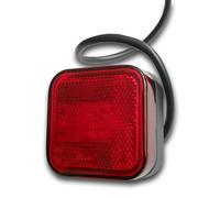 Simbolo di Stima 12/24V LED Rosso Luce Posteriore Indicatore Laterale Parte Atv