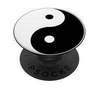 SIMBOLO DI YIN YANG TAOISMO FILOSOFIA CINESE DELL'ASIATICA ORIENTALE PopSockets PopGrip Adesivo