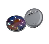 Simbolo digitale dinamico con funzione di display a LED Animazioni regolabili Visuals chiari Temi Anime Portatile Animato LED Pin, One Size, come descritto