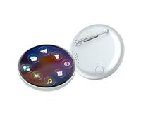 Simbolo digitale dinamico con funzione di display a LED Animazioni regolabili Visuals chiari Temi Anime Portatile Animato LED Pin, One Size, come descritto