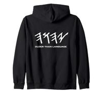 Simbolo ebraico YHWH Older Than Language Israele Design Felpa con Cappuccio