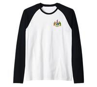 Simbolo Emblema delle Isole CHAGOS ARCIPELAGO Maglia con Maniche Raglan
