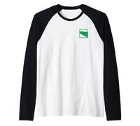 Simbolo EMILIA-ROMAGNA CAPPOTTO DI RAMS BANDIERA Maglia con Maniche Raglan