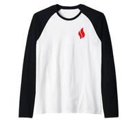 SIMBOLO FIAMMA PENTECOSTALE SPIRITO SANTO PENTECOSTE Maglia con Maniche Raglan