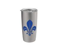 SIMBOLO FLEUR DE LIS FLEUR-DE-LYS ARALDRY FRANCIA Bicchiere termico in acciaio inox doppia parete
