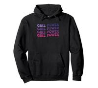 Simbolo Girl Power, simbolo della pace, design di emancipazione Felpa con Cappuccio