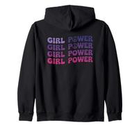 Simbolo Girl Power, simbolo della pace, design di emancipazione Felpa con Cappuccio