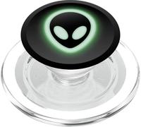 Simbolo Icona Testa Grigio Alieno PopSockets PopGrip per MagSafe