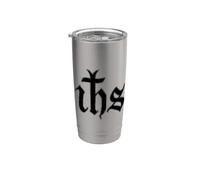 SIMBOLO IHS CRISTOGRAMMA GESÙ CRISTO MONOGRAMMA Bicchiere termico in acciaio inox doppia parete
