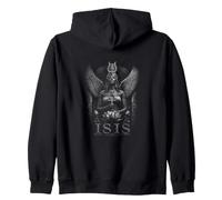 Simbolo Iside Dea egizia Ali Lotus Ankh Felpa con Cappuccio