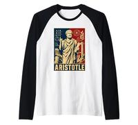 Simbolo Logico filosofo Greco Classico Aristotele Maglia con Maniche Raglan