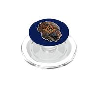 Simbolo massonico con "una potente tigre", massone S&C PopSockets PopGrip per MagSafe