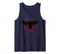 Simbolo Nordico della Mitologia norrena del Corvo Vichingo Vegvisir Canotta