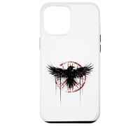 Simbolo nordico della mitologia norrena del corvo vichingo Vegvisir Custodia per iPhone 12 Pro Max