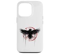 Simbolo nordico della mitologia norrena del corvo vichingo Vegvisir Custodia per iPhone 13 Pro