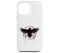 Simbolo nordico della mitologia norrena del corvo vichingo Vegvisir Custodia per iPhone 13 Pro Max