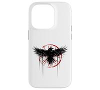 Simbolo nordico della mitologia norrena del corvo vichingo Vegvisir Custodia per iPhone 14 Pro