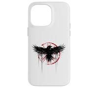 Simbolo nordico della mitologia norrena del corvo vichingo Vegvisir Custodia per iPhone 14 Pro Max