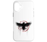 Simbolo nordico della mitologia norrena del corvo vichingo Vegvisir Custodia per iPhone 16 Plus