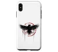 Simbolo nordico della mitologia norrena del corvo vichingo Vegvisir Custodia per iPhone XS Max