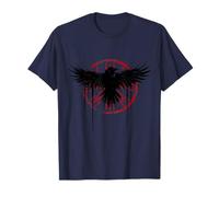 Simbolo Nordico della Mitologia norrena del Corvo Vichingo Vegvisir Maglietta