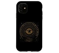 Simbolo norreno dell'universo a spirale delle rune dell'occhio mistico Custodia per iPhone 11