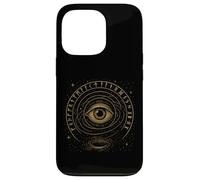 Simbolo norreno dell'universo a spirale delle rune dell'occhio mistico Custodia per iPhone 13 Pro