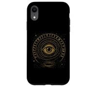 Simbolo norreno dell'universo a spirale delle rune dell'occhio mistico Custodia per iPhone XR