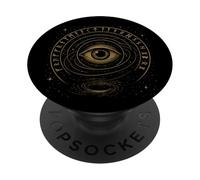 Simbolo norreno dell'universo a spirale delle rune dell'occhio mistico PopSockets PopGrip Adesivo