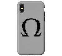 SIMBOLO OMEGA ALFABETO GRECO MITOLOGIA FRATERNITÀ SORORITÀ Custodia per iPhone X/XS