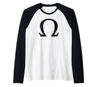 Simbolo Omega Alfabeto Greco Mitologia FRATERNITÀ SORORITÀ Maglia con Maniche Raglan