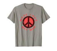 Simbolo Pace Hippie Peace Sign Uomo Donna Maglietta