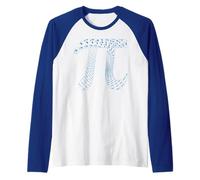 Simbolo Pi 3,14 Pi Maglia con Maniche Raglan