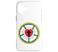 Simbolo Rosa di Lutero Custodia per iPhone 16 Plus