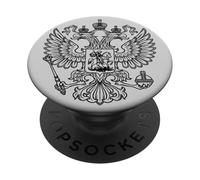 Simbolo russo con aquila a doppia testa in Russia PopSockets PopGrip Adesivo