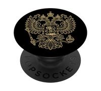 Simbolo russo con aquila a doppia testa in Russia PopSockets PopGrip Adesivo