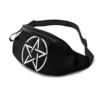 Simbolo Stella In Cerchio Tasca a Tracolla Regolabile Borsa a Tracolla Borsa sul Petto per Viaggiare Escursionismo Ciclismo Corsa