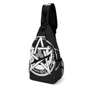 Simbolo Wicca della Magia e degli Elementi Borse a Tracolla Uomo e Donna Zaino a Tracolla Borsa a Tracolla Zaino a Tracolla., 38x20cm