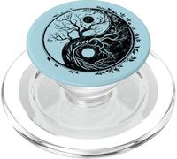 Simbolo Yin Yang, albero della vita, Tai chi, Qigong, yoga, Taoismo PopSockets PopGrip per MagSafe