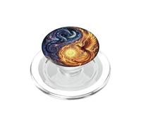 Simbolo Yin Yang fatto di un drago e una fenice PopSockets PopGrip per MagSafe