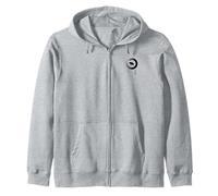 Simbolo Zen giapponese Foglia di Ginkgo Enso Circle Art Felpa con Cappuccio
