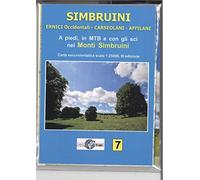 Simbruini, Ernici occidentali, Carseolani, Affilani. Carta escursionistica 1:25.000. Con guida