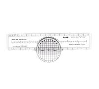 SimCoach Plotter di navigazione aeronautica, plotter azimutale rotante Premier con grafici WAC, strumenti di pianificazione dei percorsi di volo con 8 funzioni, tracciatore di volo accurato per