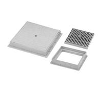 SIME 380-502-30 Chiusino di ispezione carrabile in PP 300x300mm, Multicolore