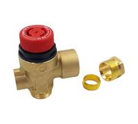 SIME VALVOLA SICUREZZA 1/2 3 BAR 6042201 CON CODOLO RAME Ø 15MM E FILETTO 1/4